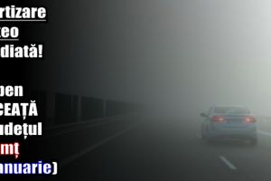 Avertizare meteo imediată! Cod galben de CEAȚĂ în judeţul Neamţ (2 ianuarie)