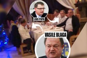 Vasile Blaga şi-a serbat onomastica la Poiana Braşov împreună cu fostul şef al IGPR, Liviu Popa