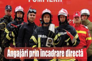 Angajări la pompieri. Opt posturi scoase la concurs la Satu Mare