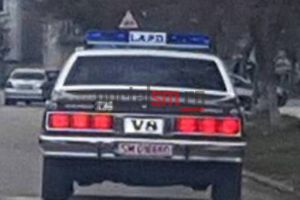 FOTO. Poliţia Los Angeles, pe străzile din Satu Mare