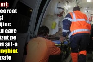 Accident stupid în Neamţ: A încercat să-şi sprijine soţul care a căzut pe scări şi l-a înjunghiat în spate