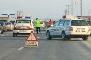 Accident pe DN 1, la Blejoi. Trei masini implicate, o persoana ranita