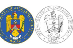 Însemnul heraldic pentru Inspectoratul de Jandarmi Judeţean Bacău