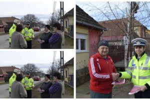 FOTO. Acţiunile de prevenire a infracţiunilor de furt din locuinţe şi înşelăciunilor continuă şi în 2018. Cetăţenii din Galda, de vorbă cu poliţiştii