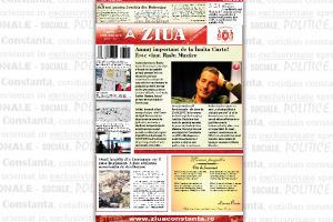 ZIUA de Constanta, format PDF, pagina 1 editia din 5 Ianuarie 2018