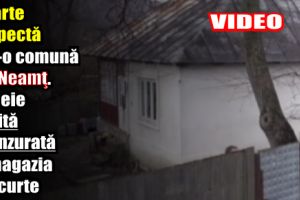 Moarte suspectă într-o comună din Neamţ. Femeie găsită spânzurată în magazia din curte