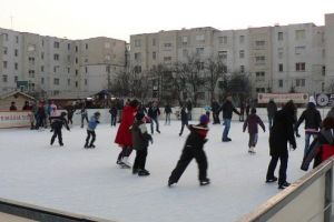 Interes mare pentru patinoarul din Sighişoara