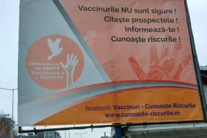 Inspectorii DSP Suceava caută panouri publicitare antivaccinare
