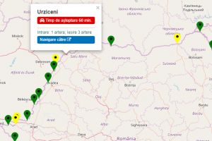 Cod roşu în Vama Urziceni. Se stă cel puţin o oră