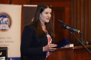 Claudia Mitrofan, pe podium la Gala Ligii Studenţilor Români din Străinătate