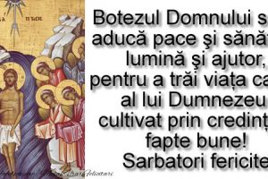 Gheorghe Uţă – director general Uzina Mecanica Ramnicu Valcea: Botezul Domnului sa va aduca pace si sanatate!