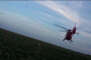 Turişti surprinşi de AVALANȘĂ în munţii Făgăraş. Un ELICOPTER SMURD survolează zona