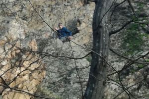 Interventie dificila in apropierea localitatii Greci, judetul Tulcea pentru salvarea unui adolescent. Unde a ramas acesta blocat (galerie foto)
