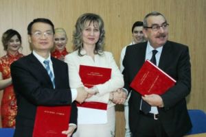 Delegaţie a judeţului, în China