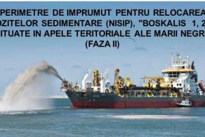 Dezbatere publica pentru proiectul de relocare a depozitelor de nisip din Marea Neagra, initiat de olandezii de la Boskalis. Cand va avea loc si unde 