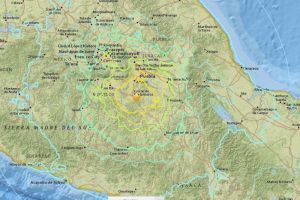 Un nou cutremur violent in Mexic. Oamenii speriati au iesit in strada