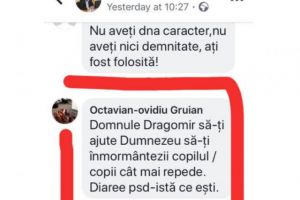 #rezistentii ameninta: “Sa-ti ajute Dumnezeu sa-ti inmormantezi copilul/copiii cat mai repede” (Foto)