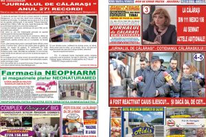Jurnalul de Călăraşi nr. 3037 din 8 ianuarie 2018