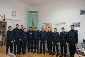 Nouă elevi de la Şcoala Militară din Fălticeni, stagiu de practică în cadrul IJJ Harghita
