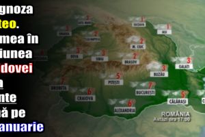 Prognoza meteo pe două săptămâni. Vremea în regiunea Moldovei şi la munte până pe 21 ianuarie 2018