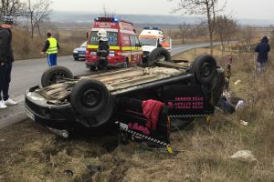 Accident rutier įn municipiul Oneşti pe DN 12A