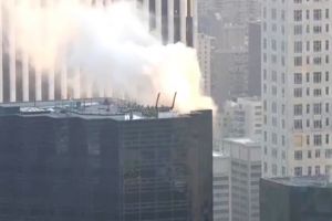 Incendiu la Trump Tower. Doua persoane au fost ranite