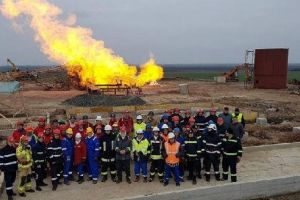 Echipa ISU Mureş, rol decisiv în intervenţia de la sonda Moftinu Mare