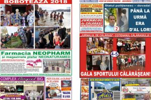Jurnalul de Călăraşi nr. 3038 din 9 ianuarie 2018
