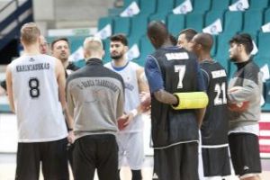 U-Banca Transilvania a făcut un antrenament la Mons Arena, înaintea meciului de marţi cu Belfius