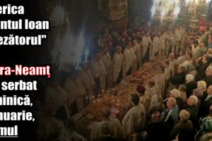 Biserica „Sfântul Ioan Botezătorul” din Piatra-Neamţ şi-a serbat duminică, 7 ianuarie, hramul