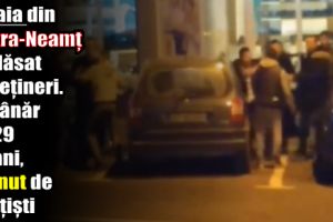 Bătaia din Piatra-Neamţ s-a lăsat cu reţineri. Un tânăr de 29 de ani, reţinut de poliţişti