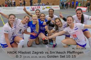 Volei feminin/ Challenge Cup: Sm’ Aesch, nu Mladost!
