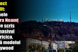 Proiect inedit: numele Piatra Neamţ să fie scris pe masivul Pietricica, după modelul „Hollywood”