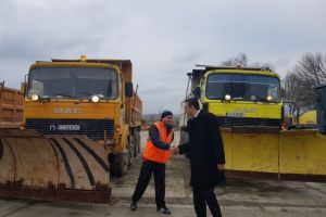 Presedintele CJC a verificat utilajele de deszapezire. Se anunta ninsoare in Dobrogea (galerie foto)