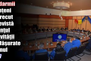 Jandarmii nemţeni au trecut în revistă bilanţul activităţii desfăşurate în anul 2017