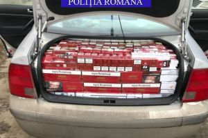 Peste 190.000 de ţigări confiscate de poliţişti