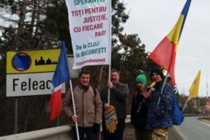 Unde au ajuns clujenii plecaţi pe jos la Bucureşti