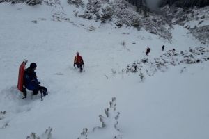 Alerta in Masivul Bucegi. Un barbat este disparut dupa ce a fost surprins de o avalansa  