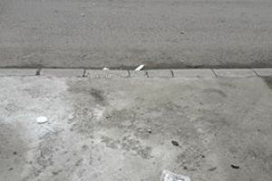 FOTO. Un sătmărean îi acuză pe cei de la Florisal: ,,Lasă mizerie în urma lor. Aşa arată o stradă ,,curată””