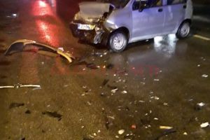 Trei persoane rănite în urma unui accident pe DN 67