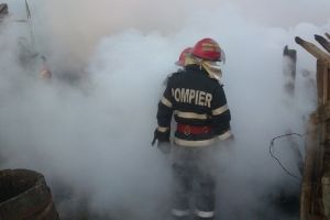 Incendiu în oraşul Brezoi