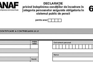 Mii de băcăuani trebuie să depună la ANAF Declaraţia 600