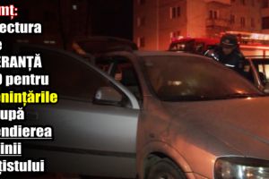 Neamţ: Prefectura cere toleranţă zero pentru ameninţările de după incendierea maşinii poliţistului