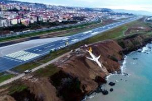 Turcia: Un avion de pasageri a iesit de pe pista la aeroportul din Trabzon