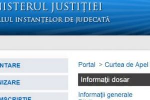 Portalul instanţelor de judecată, blocat de miile de cereri trimise de justiţiabili