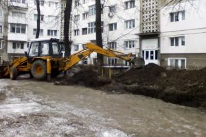 Avarie pe agent termic în centrul oraşului