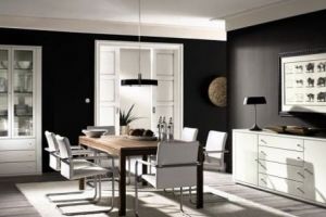 Decorarea casei în alb şi negru