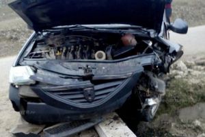 VASLUI. “Dumnezeu” a făcut un accident rupt de beat