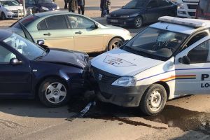 Accident cu masina Politiei Locale la Tomesti