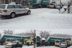 ACCIDENT pe DN7! Trafic BLOCAT până la efectuarea cercetărilor